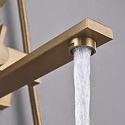 Душевая система Shevanik S6136G цвет Золотой сатин-6