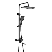 Душевая система Shevanik S6136H цвет Черный матовый