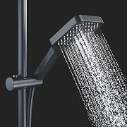 Душевая система Shevanik S6136H цвет Черный матовый-13