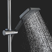 Душевая система Shevanik S6136T цвет Оружейная сталь-10