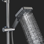 Душевая система Shevanik S6136T цвет Оружейная сталь-12