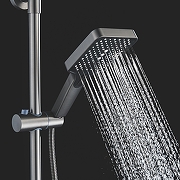 Душевая система Shevanik S6136T цвет Оружейная сталь-13