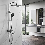 Душевая система Shevanik S6136T цвет Оружейная сталь-19