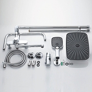 Душевая система Shevanik S6236 цвет Хром-2