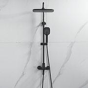 Душевая система Shevanik S6236H цвет Черный матовый-9