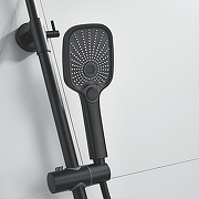 Душевая система Shevanik S6236H цвет Черный матовый-17