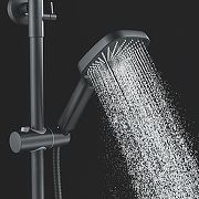 Душевая система Shevanik S6236H цвет Черный матовый-20