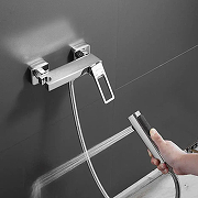 Гигиенический душ со смесителем Shevanik S6805-1 цвет Хром-1