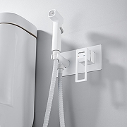 Гигиенический душ со смесителем Shevanik S6805C цвет Белый матовый-9