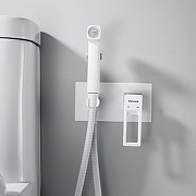 Гигиенический душ со смесителем Shevanik S6805C цвет Белый матовый-11