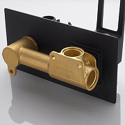 Гигиенический душ со смесителем Shevanik S6805H цвет Черный матовый-2