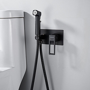 Гигиенический душ со смесителем Shevanik S6805H цвет Черный матовый-9