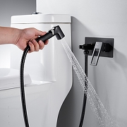 Гигиенический душ со смесителем Shevanik S6805H цвет Черный матовый-12