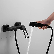 Гигиенический душ со смесителем Shevanik S6805H-1 цвет Черный матовый-5