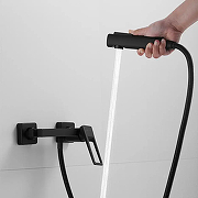 Гигиенический душ со смесителем Shevanik S6805H-1 цвет Черный матовый-6