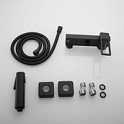 Гигиенический душ со смесителем Shevanik S6805H-1 цвет Черный матовый-7