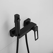 Гигиенический душ со смесителем Shevanik S6805H-1 цвет Черный матовый-8