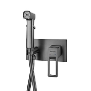 Гигиенический душ со смесителем Shevanik S6805T цвет Оружейная сталь