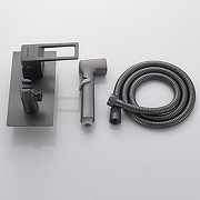 Гигиенический душ со смесителем Shevanik S6805T цвет Оружейная сталь-1