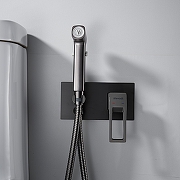 Гигиенический душ со смесителем Shevanik S6805T цвет Оружейная сталь-11