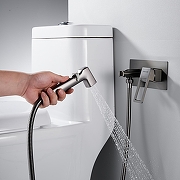 Гигиенический душ со смесителем Shevanik S6805T цвет Оружейная сталь-12