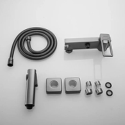 Гигиенический душ со смесителем Shevanik S6805T-1 цвет Оружейная сталь-7