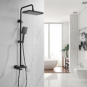 Душевая система Shevanik S68H S6826H цвет Черный матовый-14