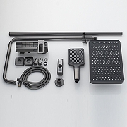 Душевая система Shevanik S68T S6826T цвет Оружейная сталь-1