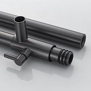 Душевая система Shevanik S68T S6826T цвет Оружейная сталь-2