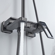 Душевая система Shevanik S68T S6826T цвет Оружейная сталь-14