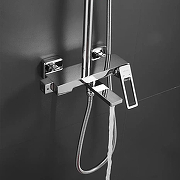 Душевая система Shevanik S6836 цвет Хром-1