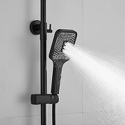 Душевая система Shevanik S6836H цвет Черный матовый-3