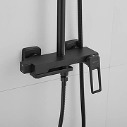 Душевая система Shevanik S6836H цвет Черный матовый-6