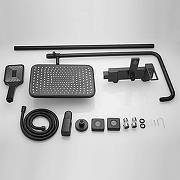 Душевая система Shevanik S6836H цвет Черный матовый-9