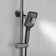 Душевая система Shevanik S6836T цвет Оружейная сталь-3