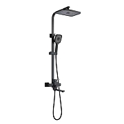 Душевая система Shevanik S7036H цвет Черный матовый