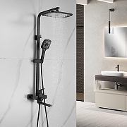 Душевая система Shevanik S7036H цвет Черный матовый-1