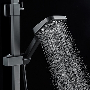 Душевая система Shevanik S7036H цвет Черный матовый-4