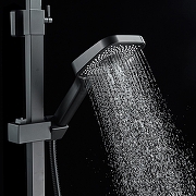 Душевая система Shevanik S7036H цвет Черный матовый-5