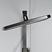 Душевая система Shevanik S7036T цвет Оружейная сталь-3