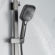 Душевая система Shevanik S7036T цвет Оружейная сталь-4