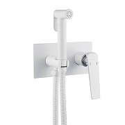 Гигиенический душ со смесителем Shevanik S8005F цвет Белый матовый