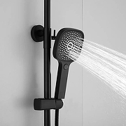 Душевая система Shevanik S8236H цвет Черный матовый-7