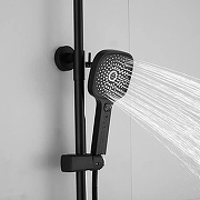 Душевая система Shevanik S8236H цвет Черный матовый-8