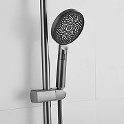 Душевая система Shevanik S8336T цвет Оружейная сталь-4