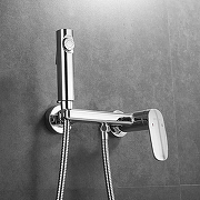 Гигиенический душ со смесителем Shevanik S8505-1 цвет Хром-5