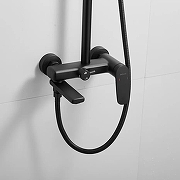Душевая система Shevanik S8536H цвет Черный матовый-4
