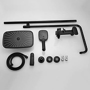 Душевая система Shevanik S8536H цвет Черный матовый-6