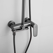 Душевая система Shevanik S8536T цвет Оружейная сталь-7