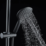 Душевая система Shevanik S8736H цвет Черный матовый-6